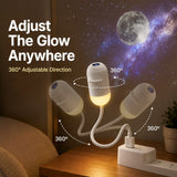 GalaxyGlow™ 2-in-1 USB Star Projector & Night Light