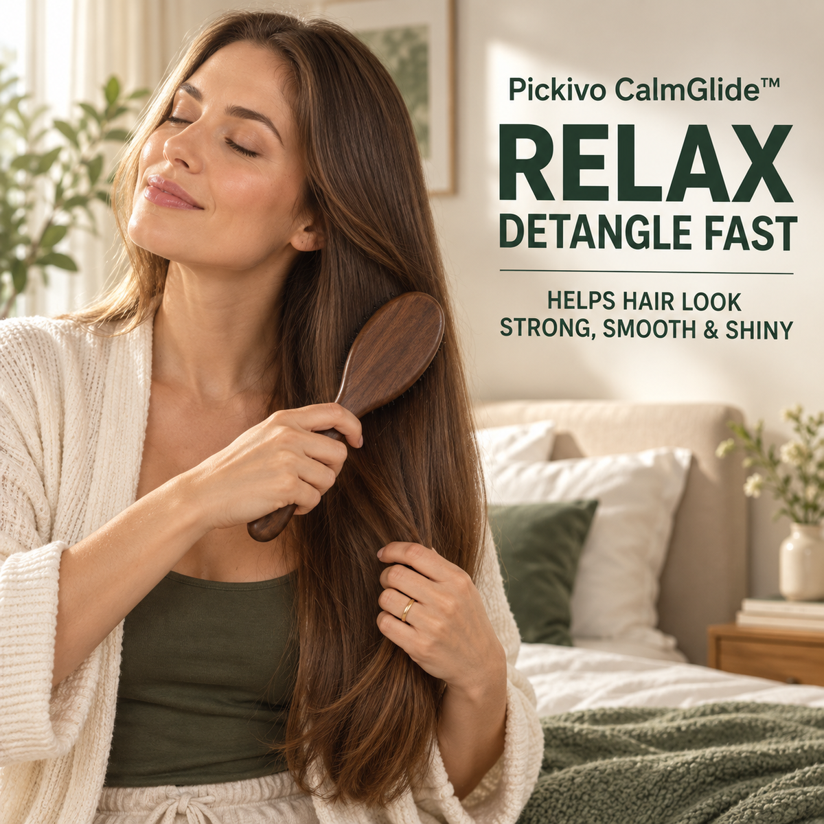 Pickivo CalmGlide™ Hair Brush
