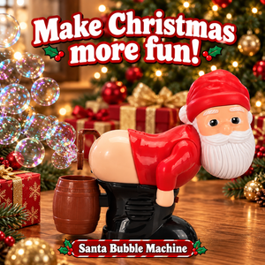 Tooting Santa Bubble Machine