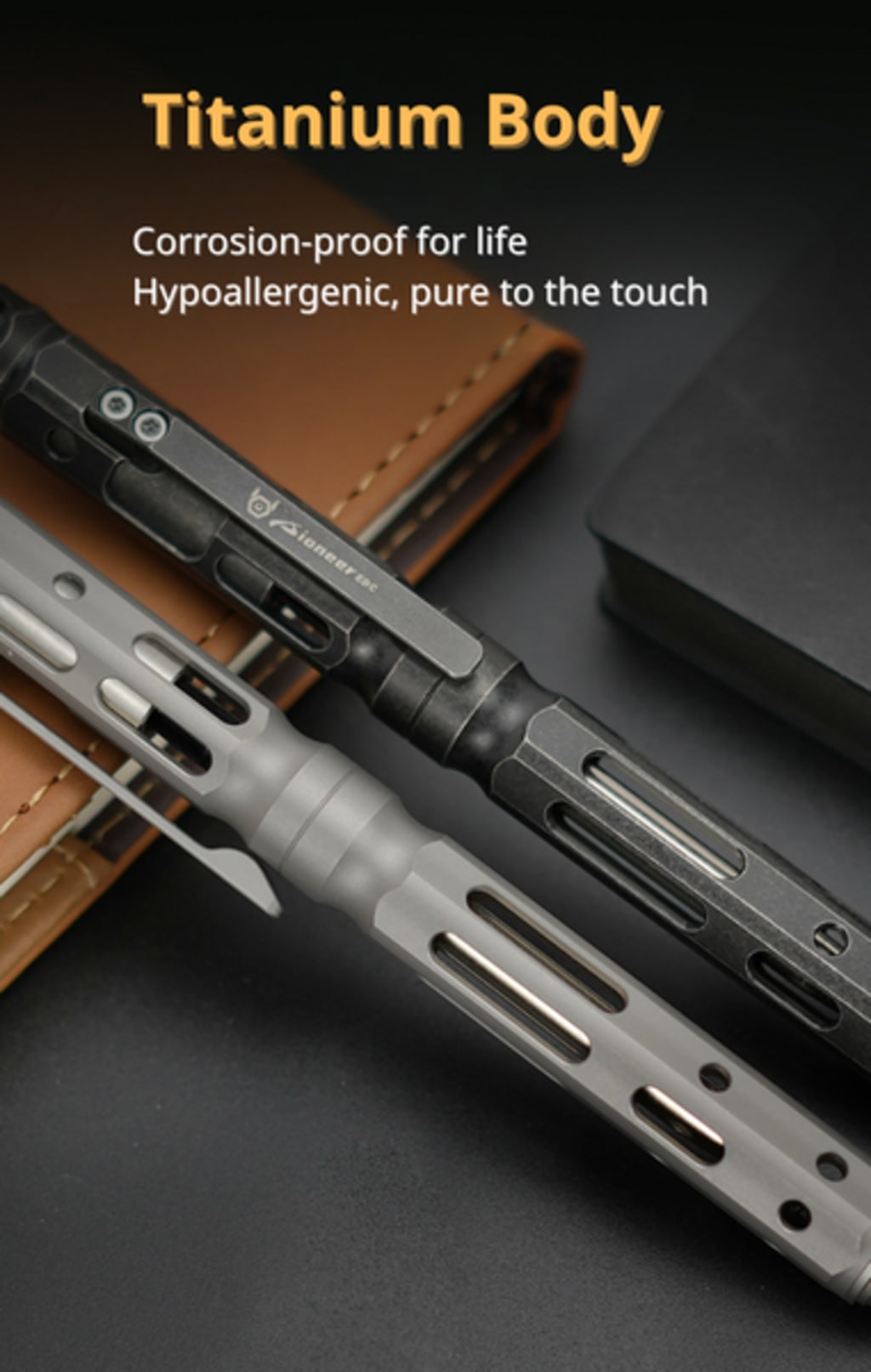 Titanium Tactical Bolt-Action Pen