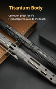 Titanium Tactical Bolt-Action Pen