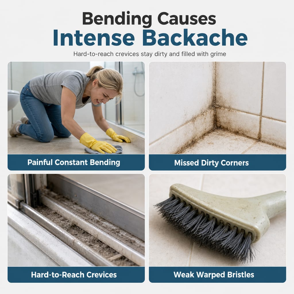 Extendable Long Handle Scrub Brush