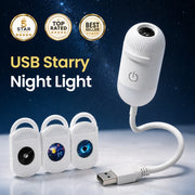 GalaxyGlow™ 2-in-1 USB Star Projector & Night Light