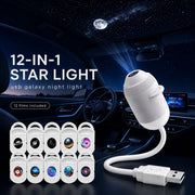 GalaxyGlow™ 2-in-1 USB Star Projector & Night Light