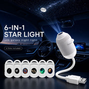 GalaxyGlow™ 2-in-1 USB Star Projector & Night Light