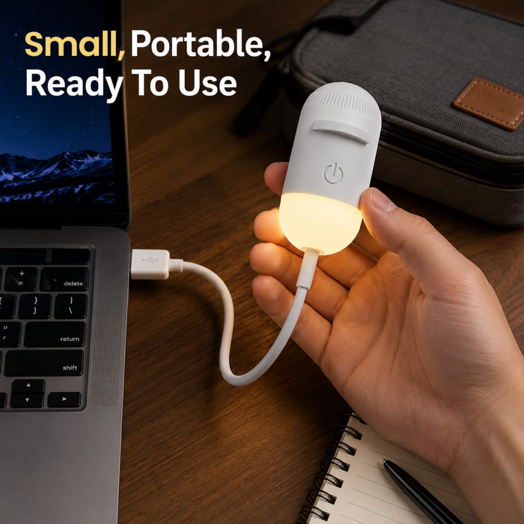 GalaxyGlow™ 2-in-1 USB Star Projector & Night Light