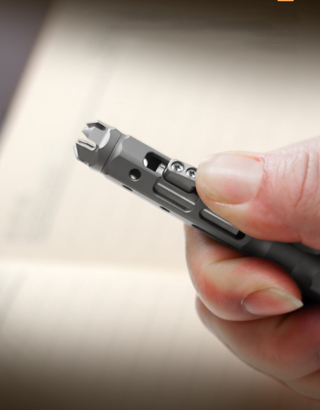Titanium Tactical Bolt-Action Pen