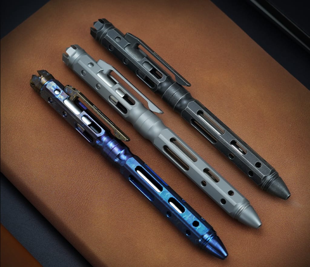 Titanium Tactical Bolt-Action Pen