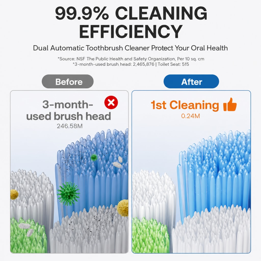 Dual Automatic Toothbrush Sterilizer